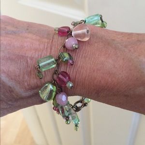 Vintage Glass Bead Bracelet.